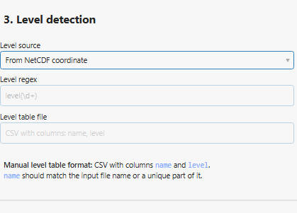 Level detection section: 3. Level detection.